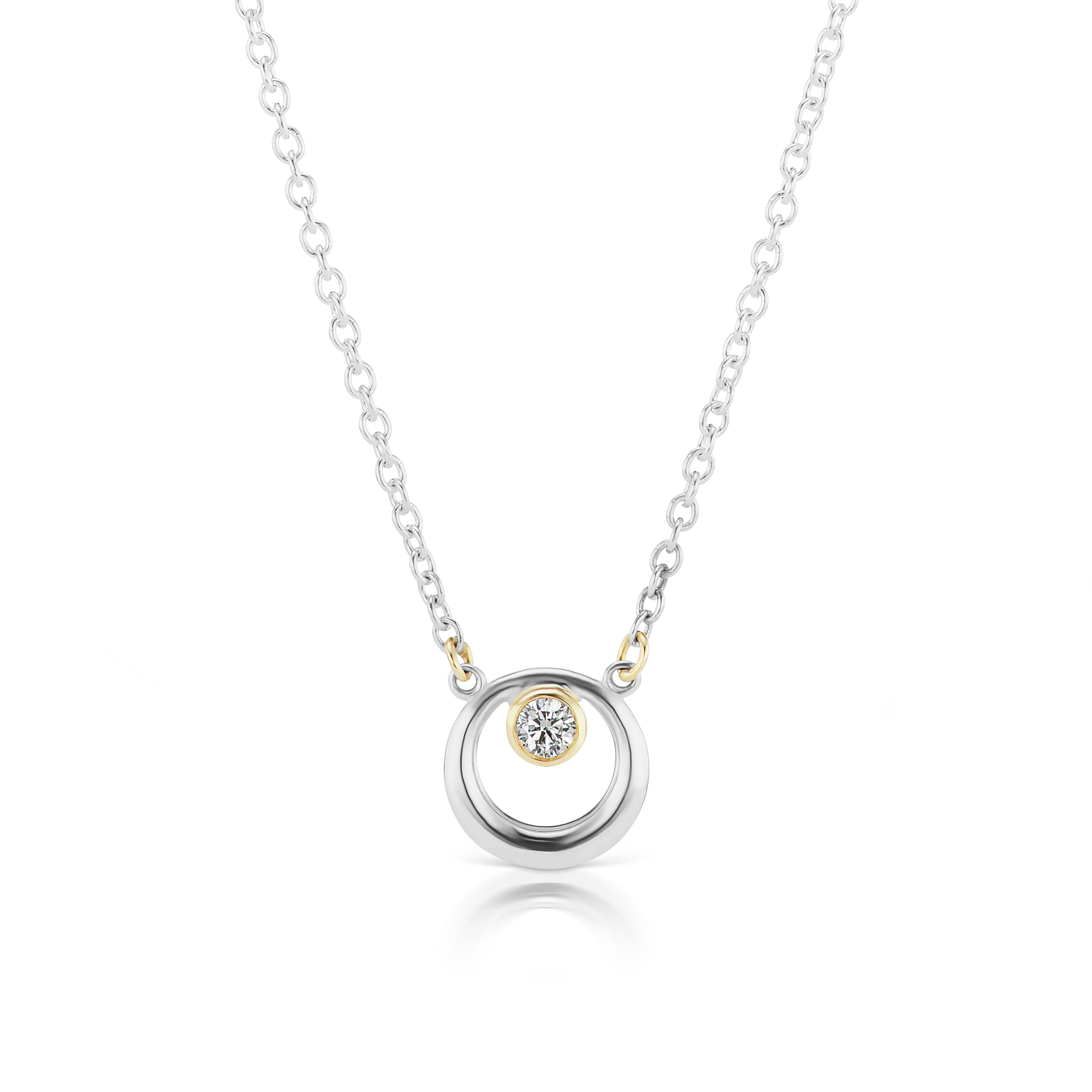 The Silver Everyday Diamond Necklace