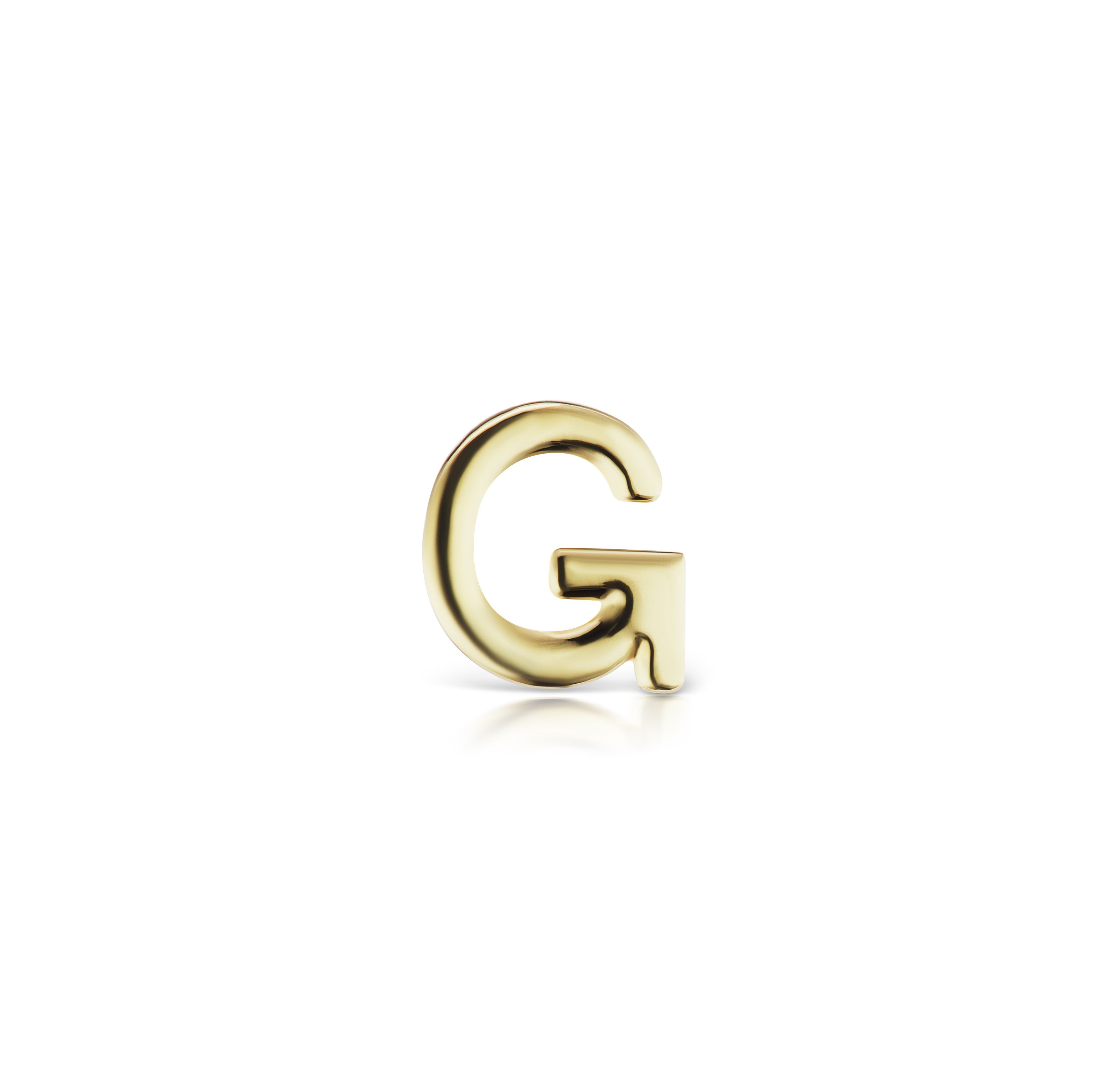 The Gold Initial Earrings (Single)