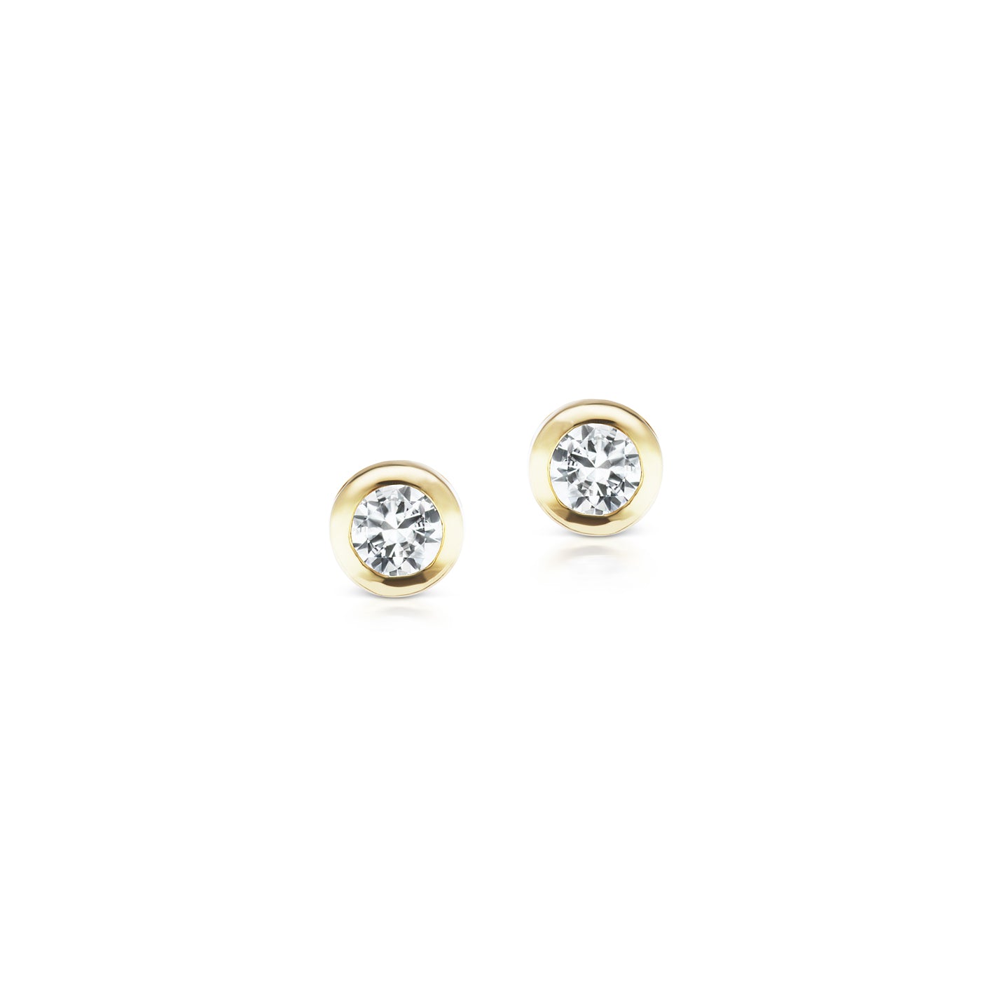 The Gold Confetti Studs