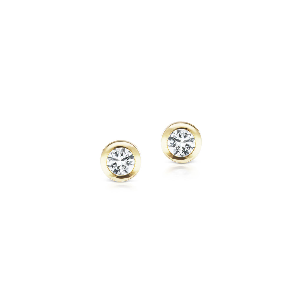 The Gold Confetti Studs
