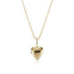 The Gold Heart Locket Necklace