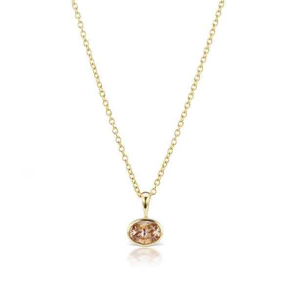 The Morganite Amber Necklace