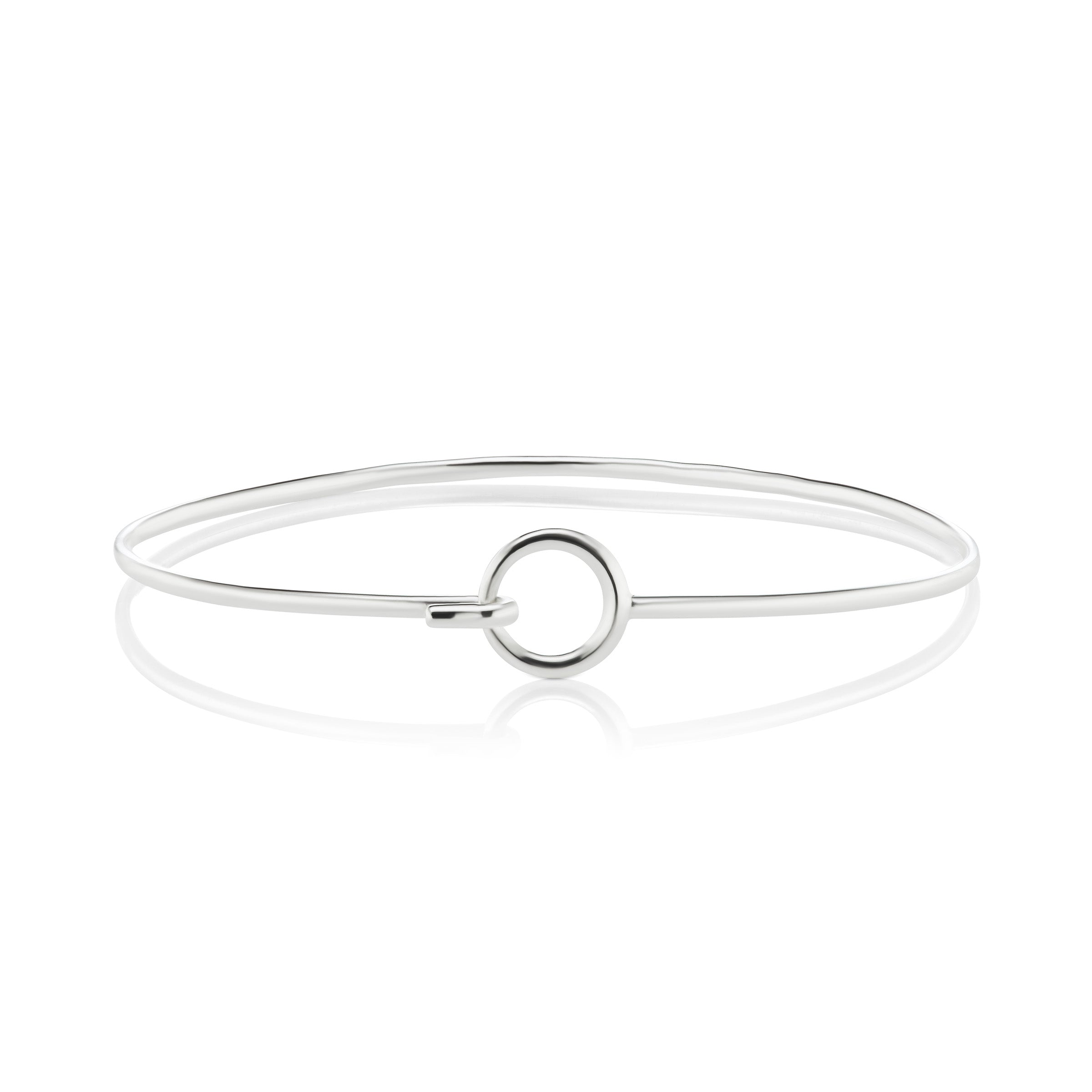 The Silver Hooked Loop Bracelet
