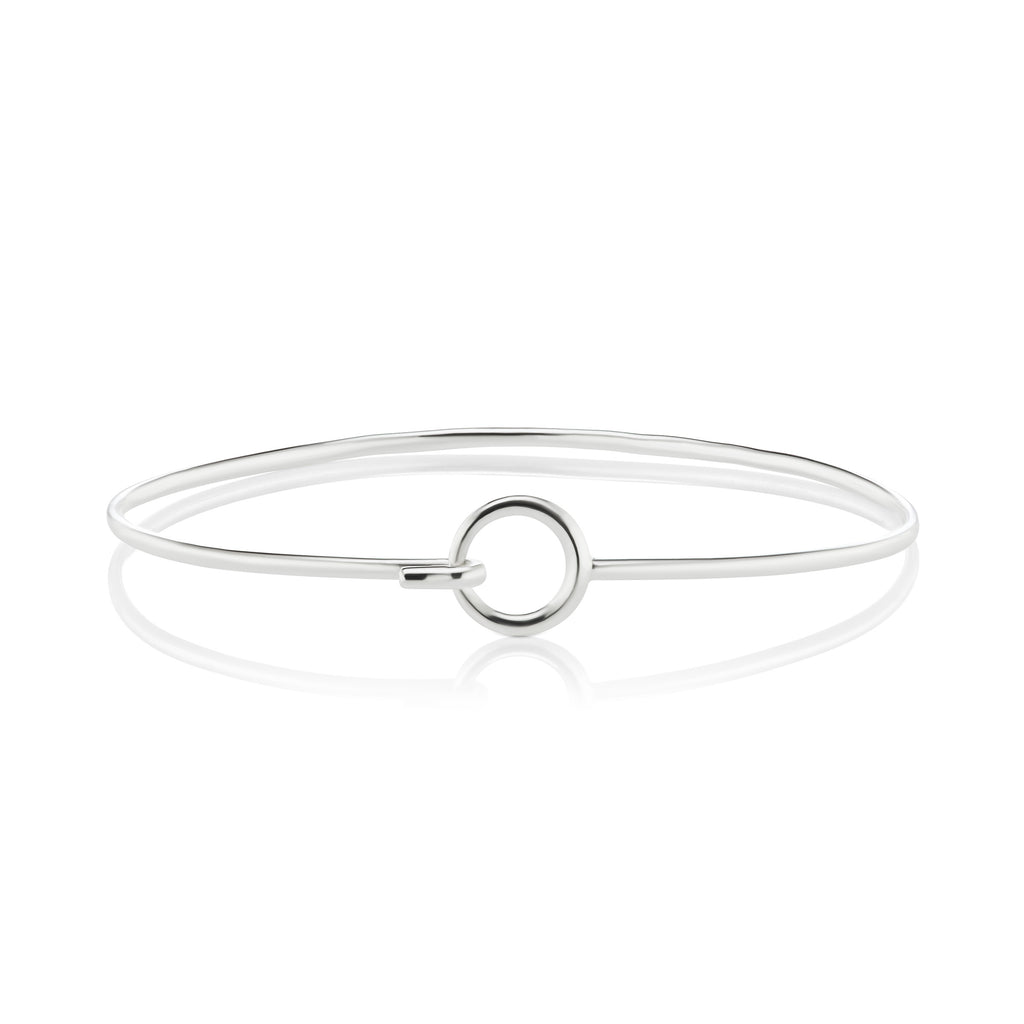 The Silver Hooked Loop Bracelet