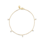 Five Diamond Confetti Bracelet