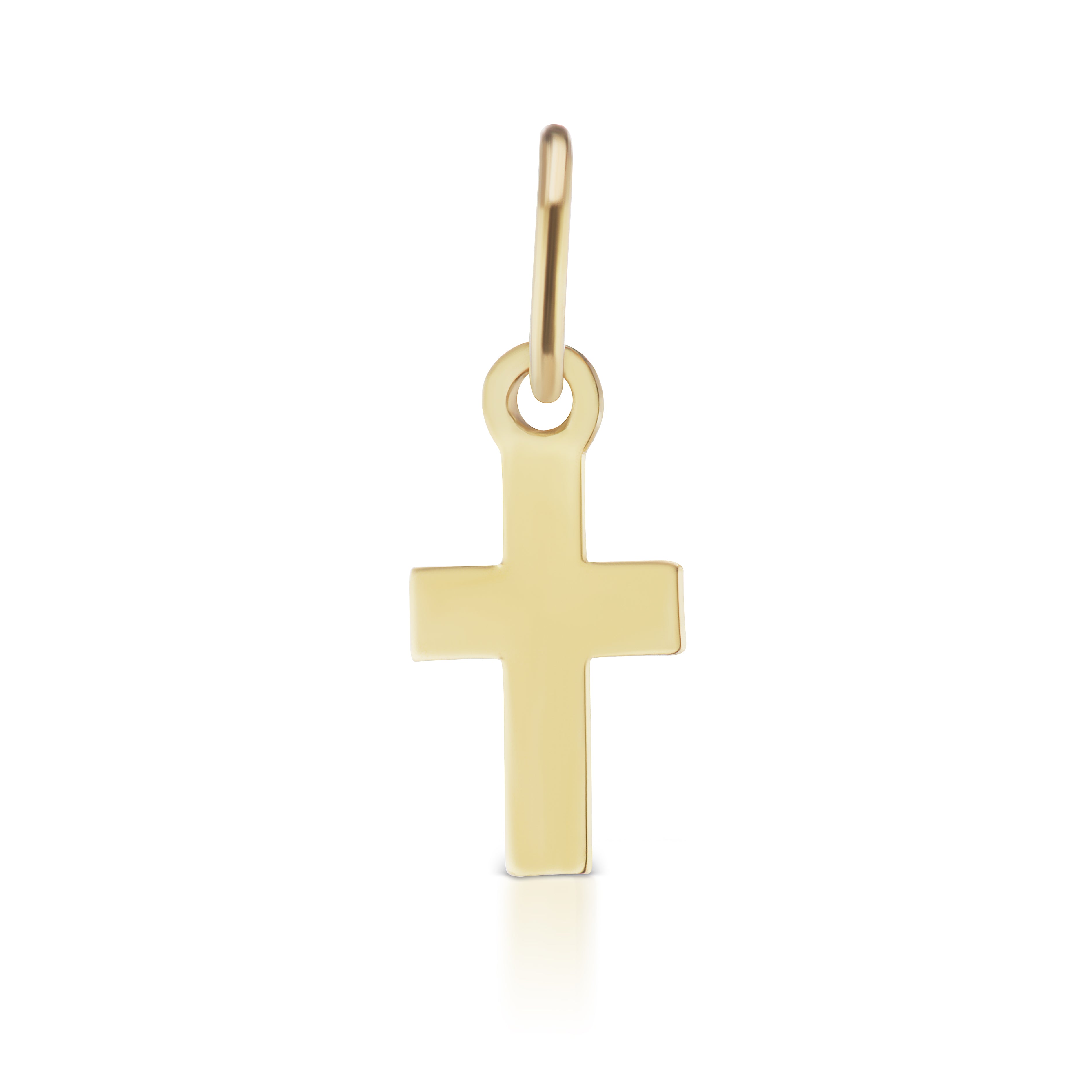 The Gold Petite Cross Charm