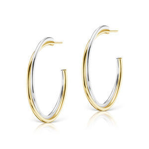 The Mixed Metal Layered Statement Hoop