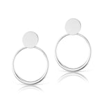 The Silver Doorknocker Earrings