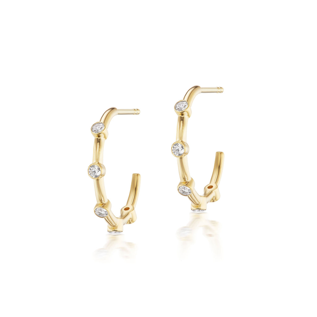 The Diamond Confetti Hoops