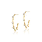 The Diamond Confetti Hoops