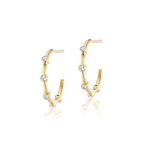 The Diamond Confetti Hoops