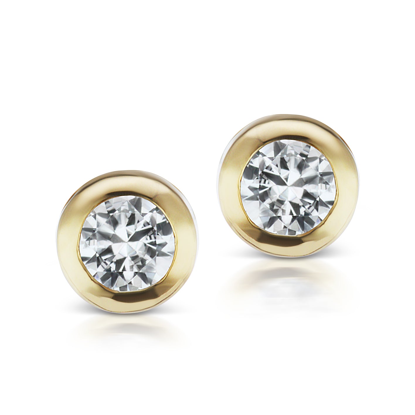 The Gold Confetti Studs