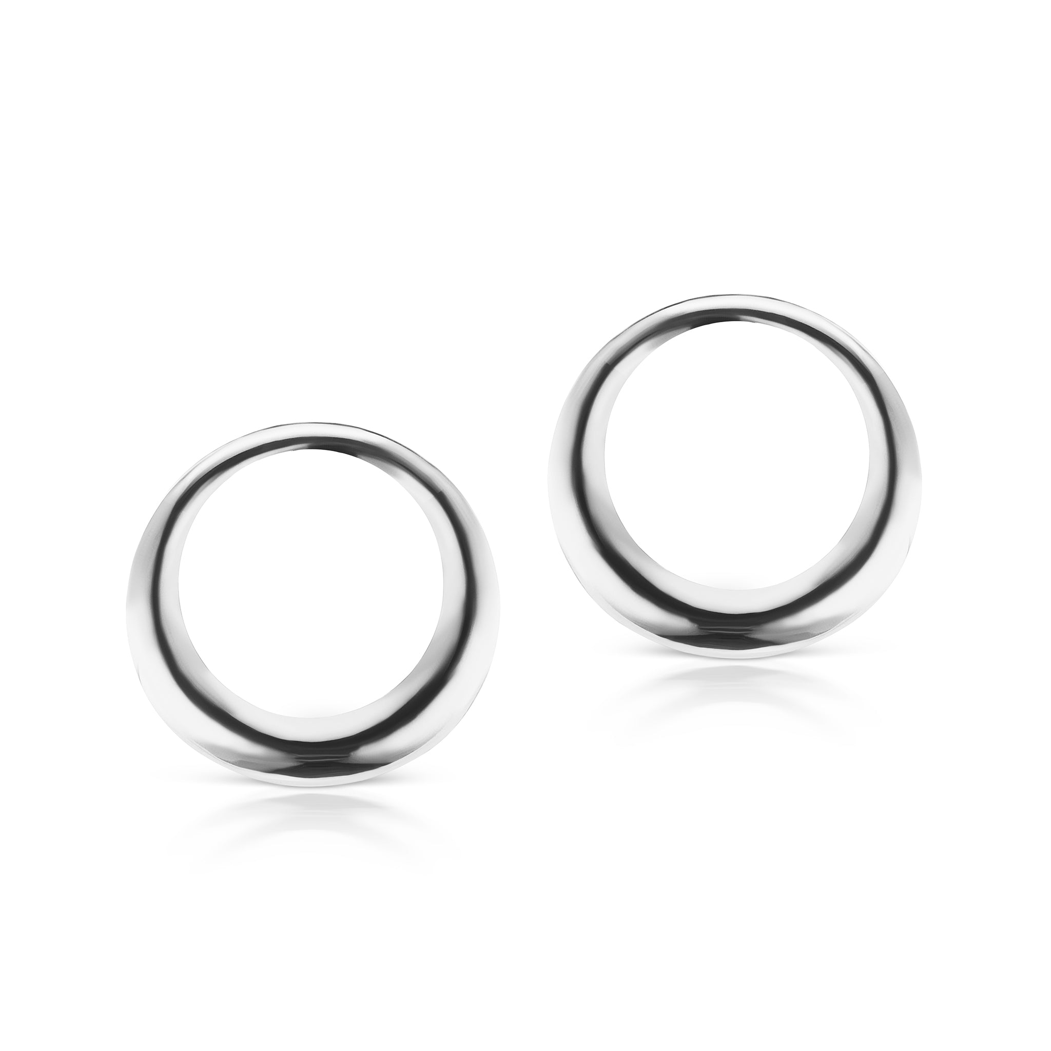 The Silver Petite Loop Earring