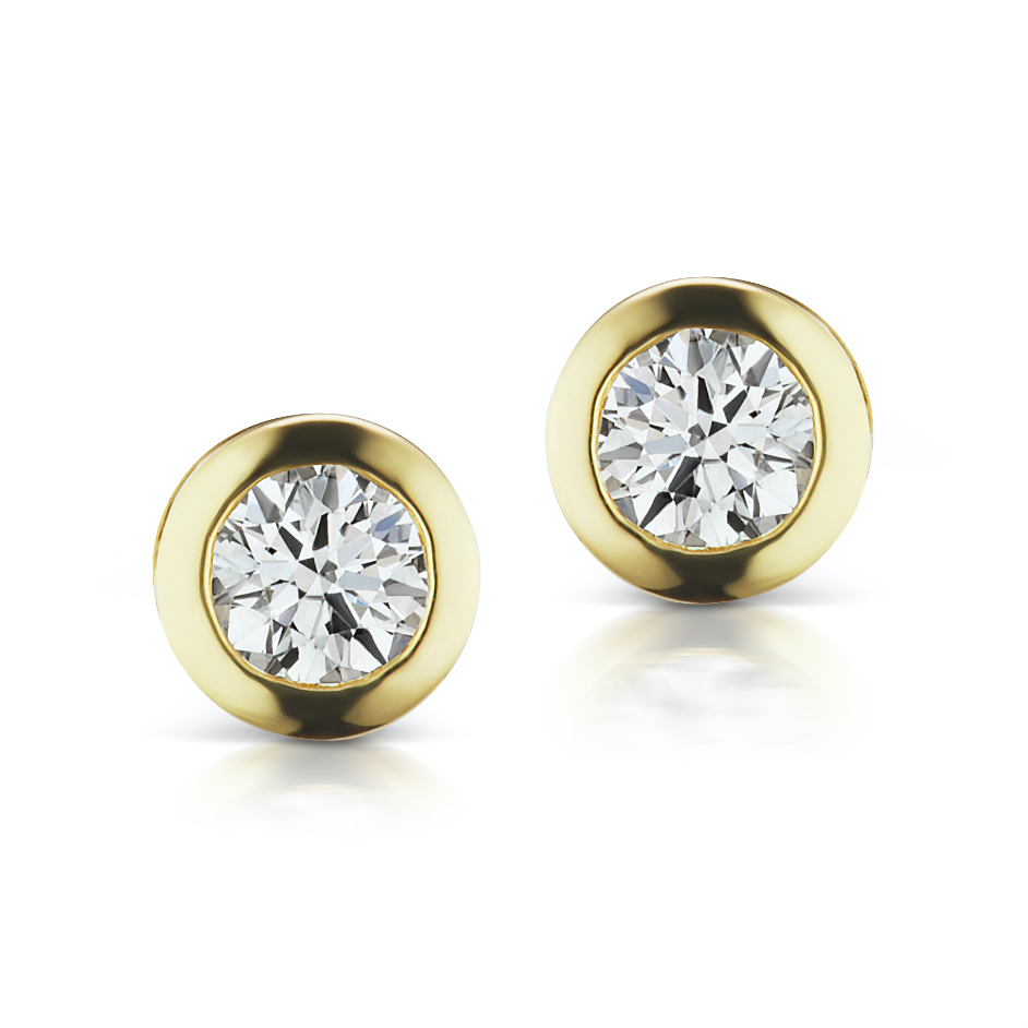 The Gold Diamond Confetti Studs