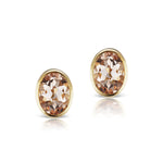 The Morganite Mimi Studs