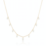 The Gold Multi Pearl Necklace
