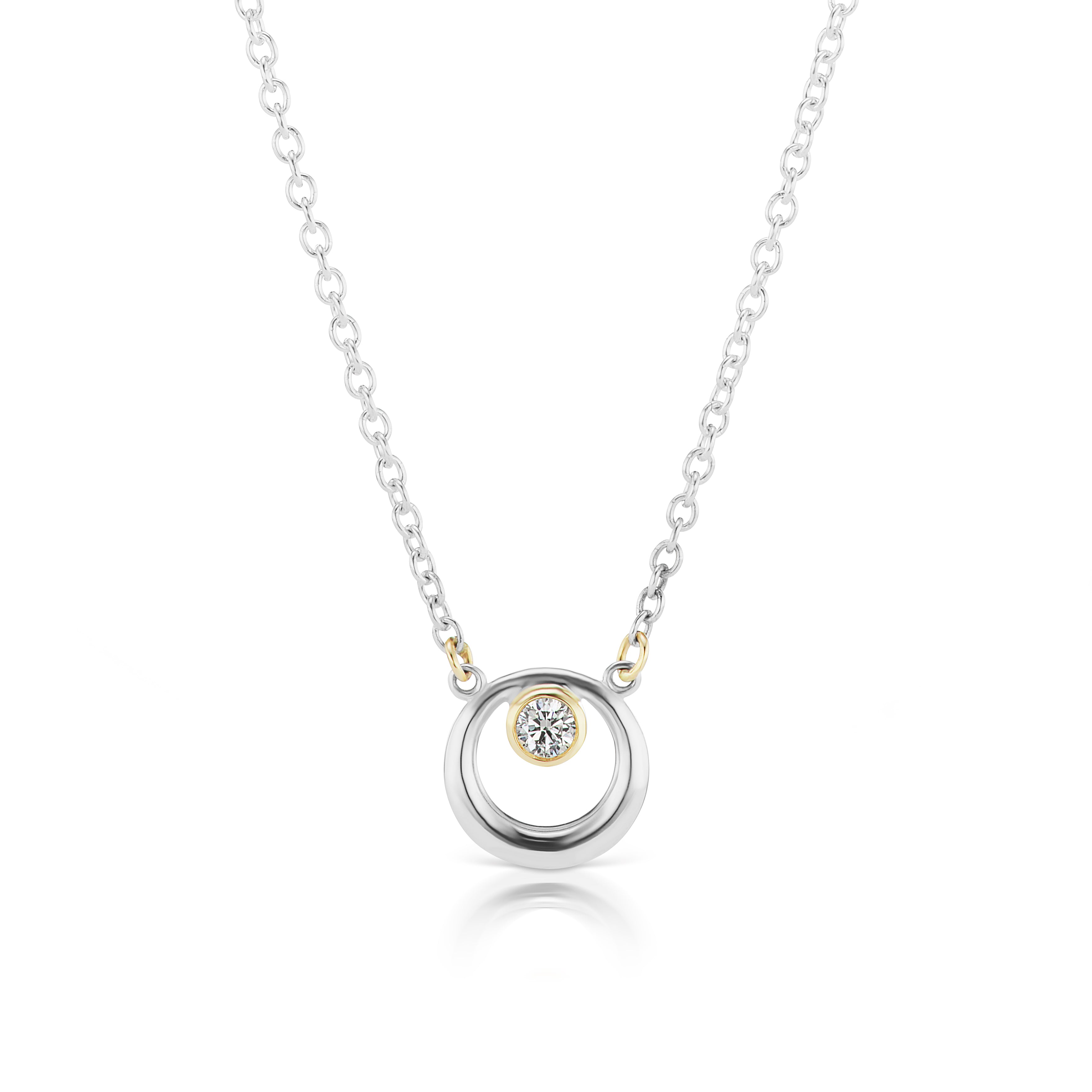 The Silver Everyday Diamond Necklace