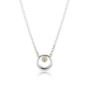 The Silver Everyday Diamond Necklace