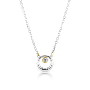 The Silver Everyday Diamond Necklace