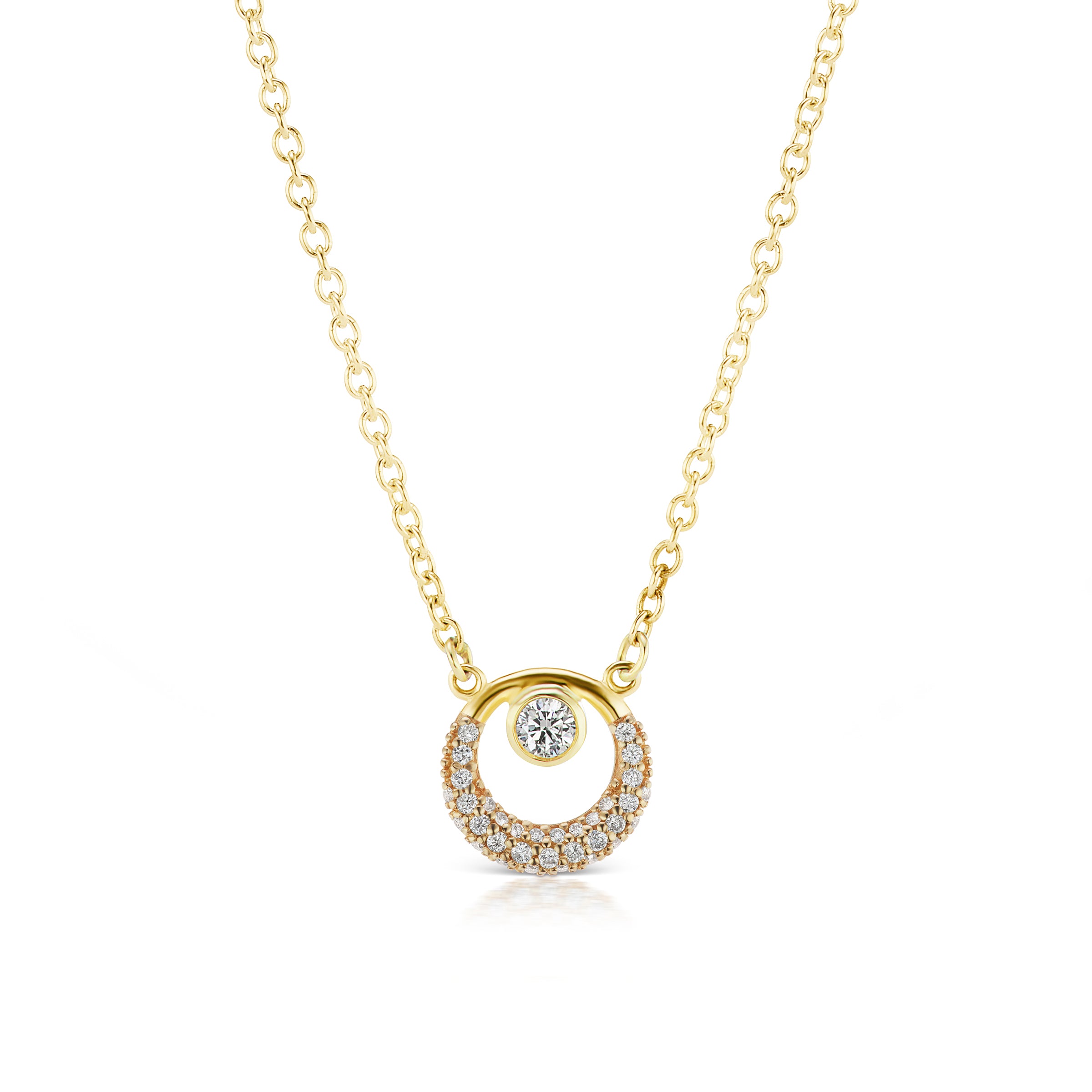The Gold Pavé Everyday Diamond Necklace