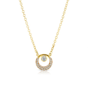 The Gold Pavé Everyday Diamond Necklace