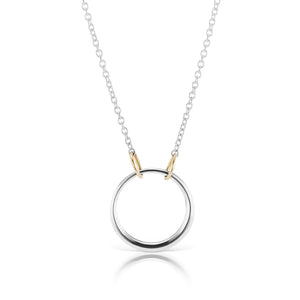 The Silver Petite Loop Necklace