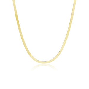 The Gold Herringbone Necklace