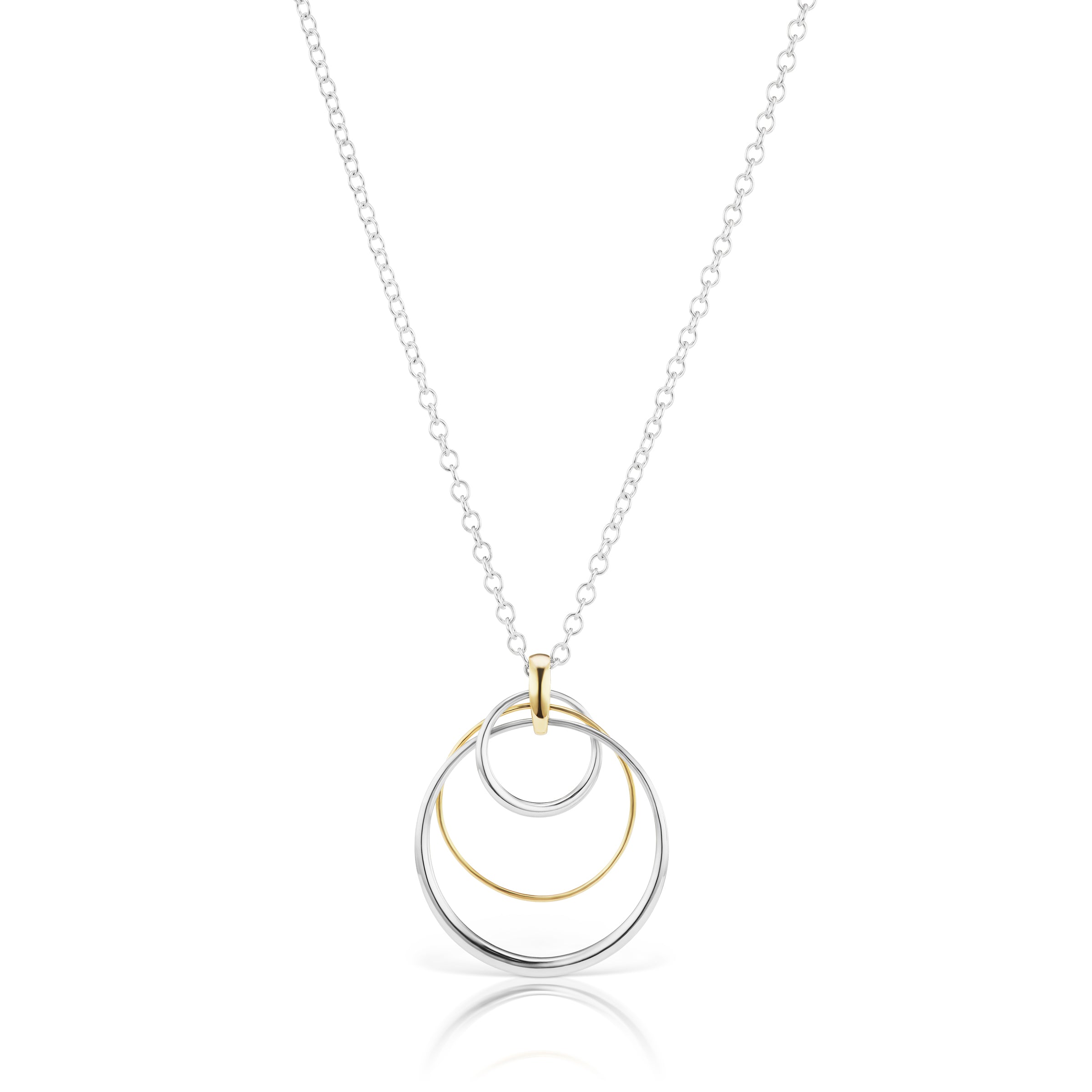 The Mixed Metal Party Loop Necklace