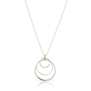 The Mixed Metal Party Loop Necklace