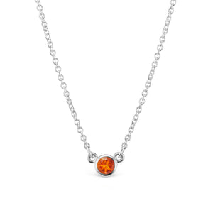 The Silver Confetti Necklace