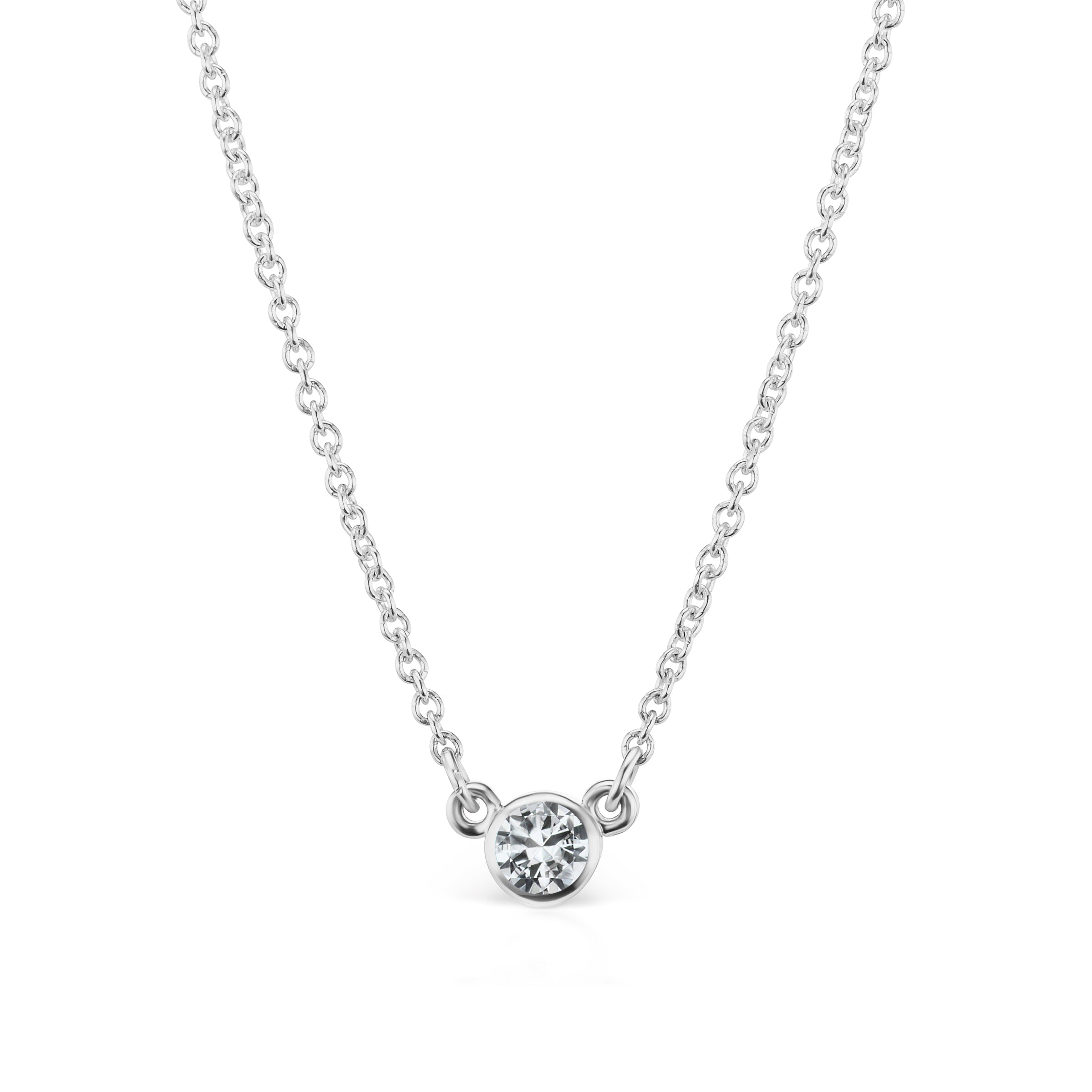 The Silver Confetti Necklace