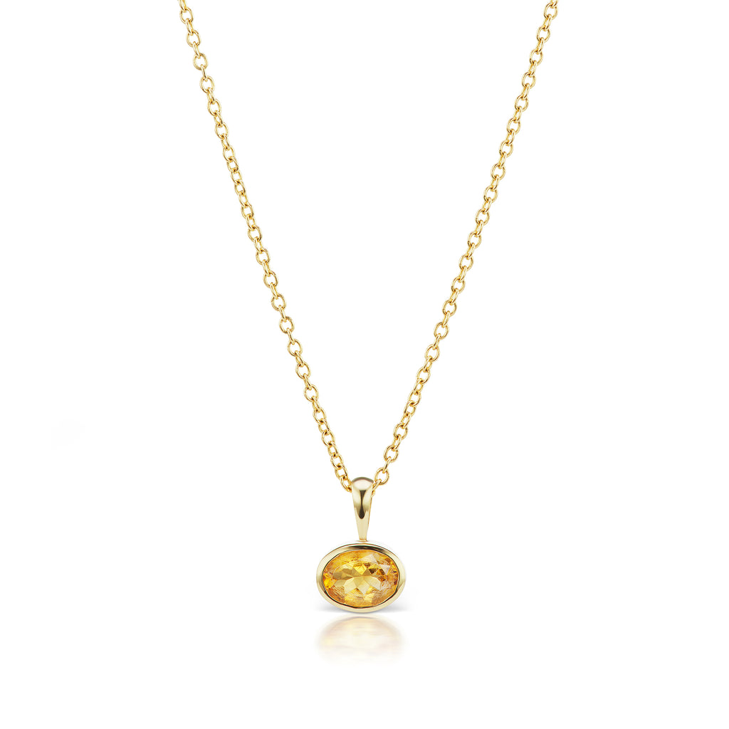 The Citrine Amber Necklace