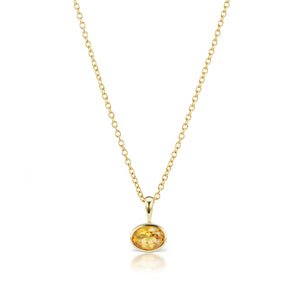 The Citrine Amber Necklace