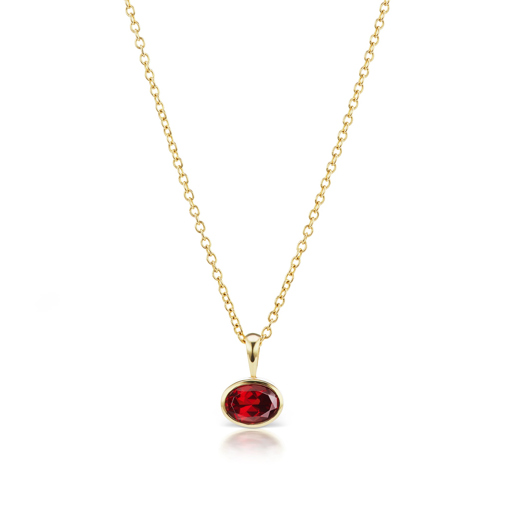 The Garnet Amber Necklace