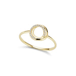 The Gold Pavé Encircle Ring