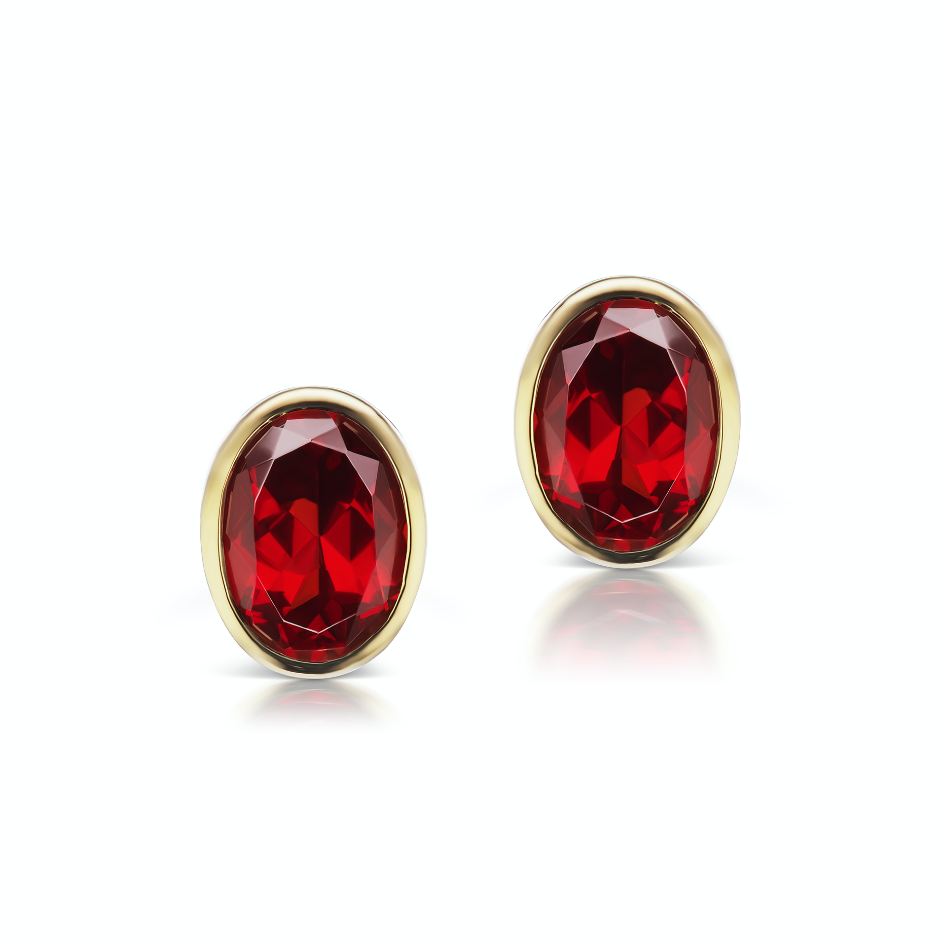 The Garnet Mimi Studs