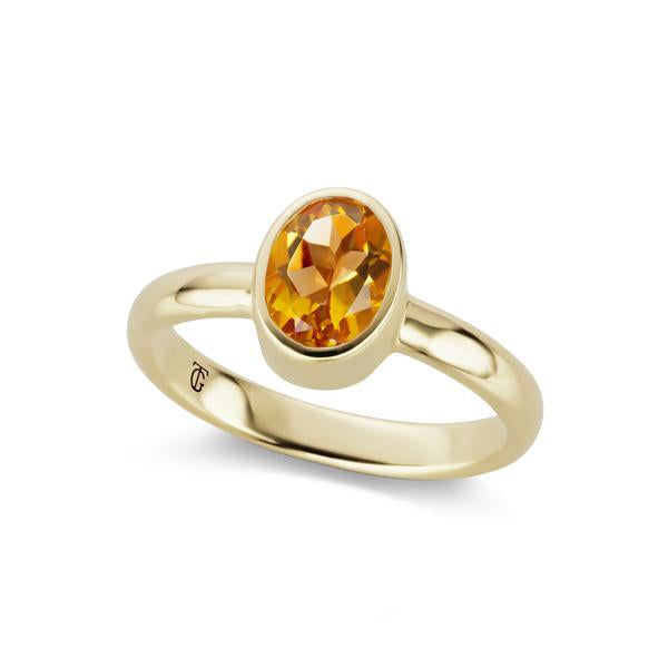 The Citrine Marsha Ring