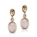 The Morganite Rose Earrings