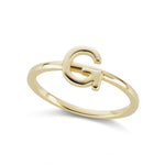 The Gold Initial Ring