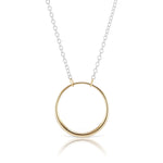 The Mixed Metal Loop Necklace
