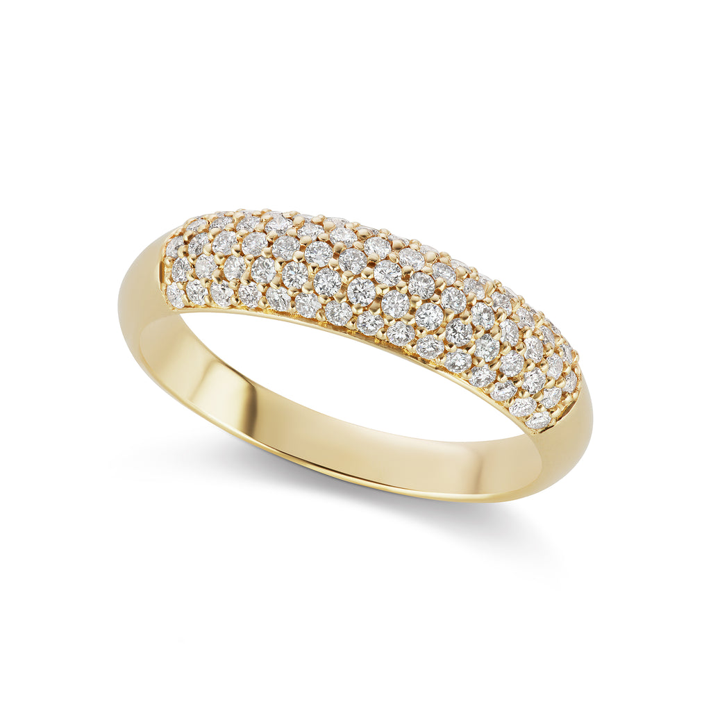 The Gold Diamond Bombe Ring