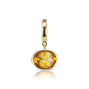 The Citrine Amber Charm