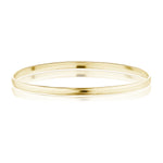 The Gold Half Round Bangle