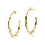 The Gold Layered Statement Hoop