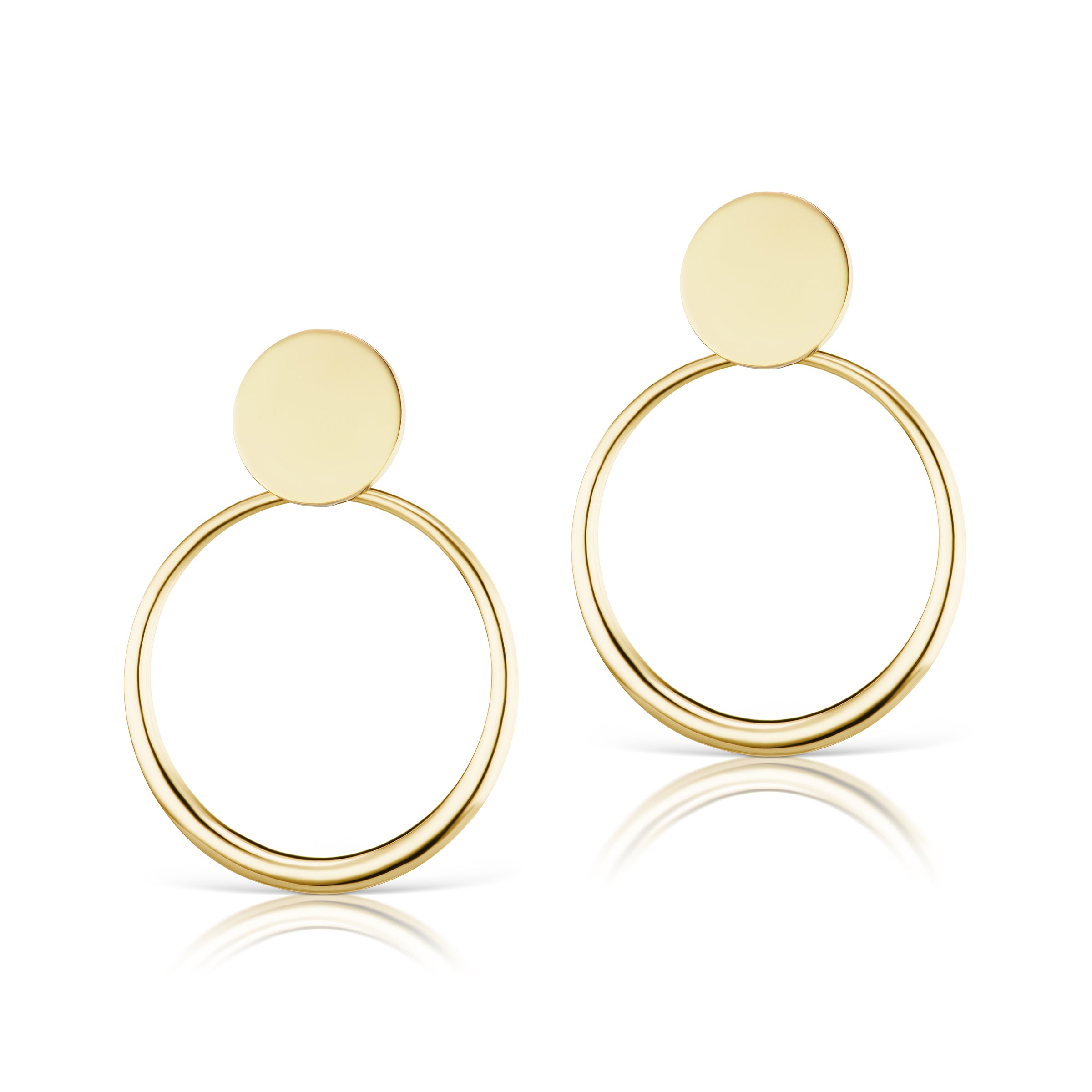 The Gold Doorknocker Earrings