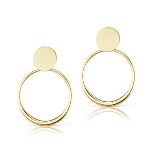 The Gold Doorknocker Earrings