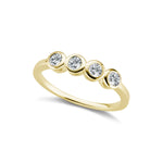 The Gold Four Diamond Confetti Ring