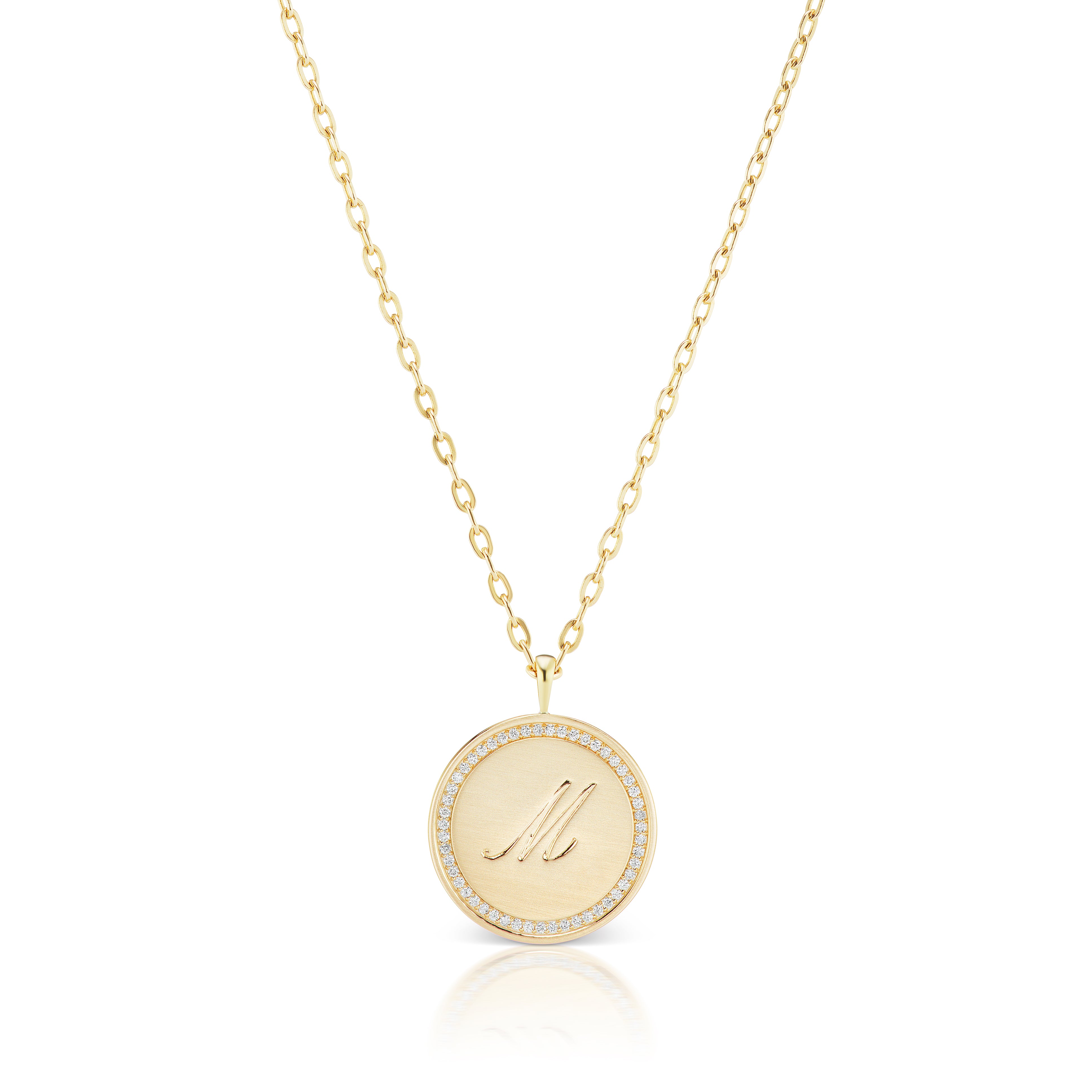 The Gold Diamond Signature Statement Necklace