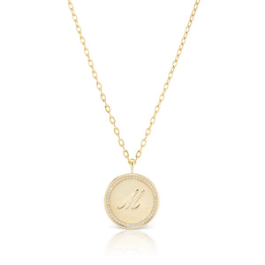 The Gold Diamond Signature Statement Necklace