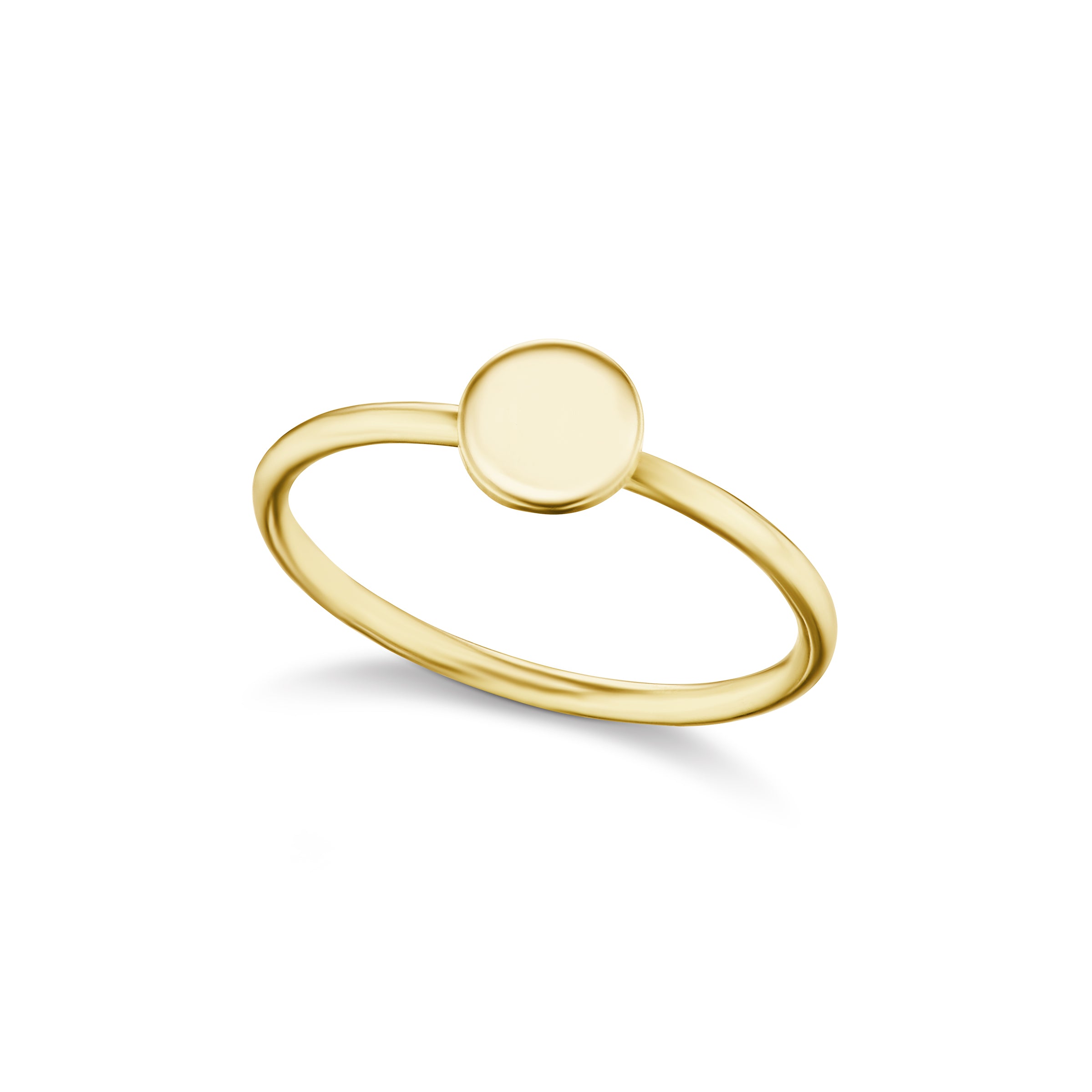 The Gold Petite Signature Ring